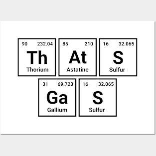 That's gas - Geek Periodic Table Shirt Design Posters and Art